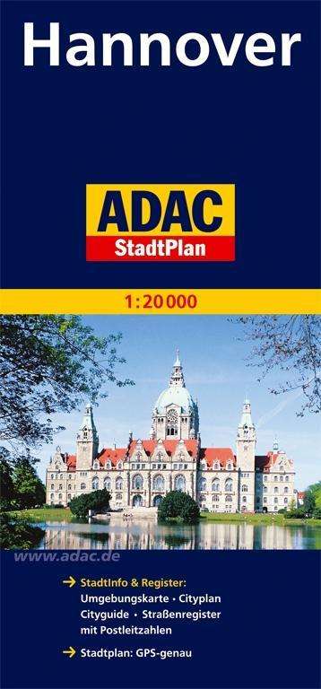 Cover for ADAC Verlag · ADAC Stadtplan: Hannover (Book) (2001)