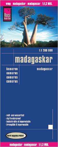 Cover for Reise Know-How · World Mapping Project: Madagascar &amp; Comoros (Hardcover Book) (2022)