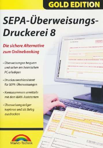 SEPA Überweisungs Druckerei 8, CD-ROM - - Livros - - 9783945384879 -