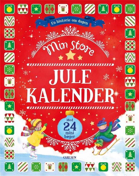 Min store julekalender - med 24 minibøger - . - Boeken - CARLSEN - 9788711917879 - 21 oktober 2019