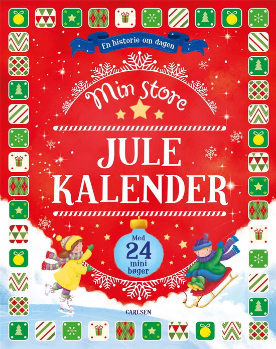 Min store julekalender - med 24 minibøger - . - Bøger - CARLSEN - 9788711917879 - 21. oktober 2019