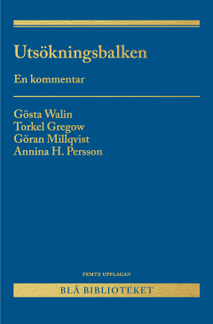Cover for Walin Gösta · Utsökningsbalken : en kommentar (5.uppl.) (Sewn Spine Book) (2017)