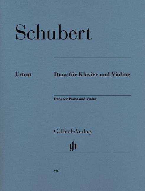 Cover for F. Schubert · Duos f.Klav.u.Violine.HN287 (Bog)