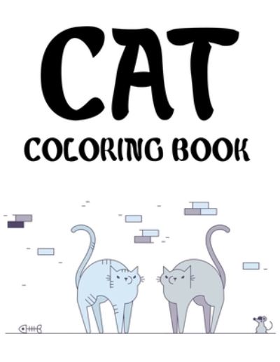 Cover for Motaleb Press · Cat Coloring Book: Cat Coloring Book For Girls (Paperback Book) (2021)