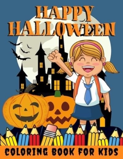 Cover for Toodma · Happy Halloween Coloring Book for kids (Taschenbuch) (2020)