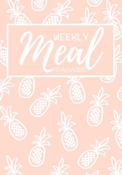 Weekly Meal Planner: Weeks of Menu Planning Pages with Weekly Grocery Shopping List Light Pink Pattern - Matt Savage - Bøger - Independently Published - 9798721498879 - 13. marts 2021