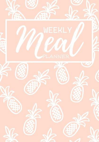 Cover for Matt Savage · Weekly Meal Planner: Weeks of Menu Planning Pages with Weekly Grocery Shopping List Light Pink Pattern (Pocketbok) (2021)