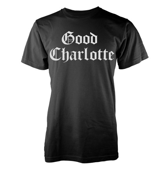 Cover for Good Charlotte · White Puff Logo (T-shirt) [size S] [Black edition] (2016)
