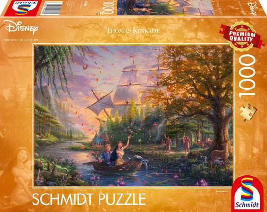 Disney Dreams Collection - Pocahontas by Thomas Kinkade 1000 Piece Schmidt Puzzle - Disney - Bøger - ASMODEE - 4001504596880 - 30. juni 2023