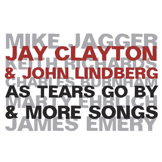 Cover for Jay Clayton / John Lindberg · As Tears Go By (CD) (2018)