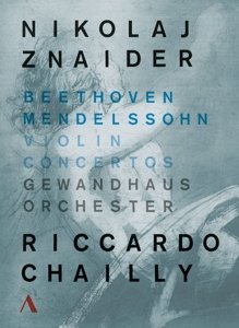 Cover for Nikolaj Znaider · Beethoven &amp; Mendelssohn Violin Concertos (DVD) (2016)