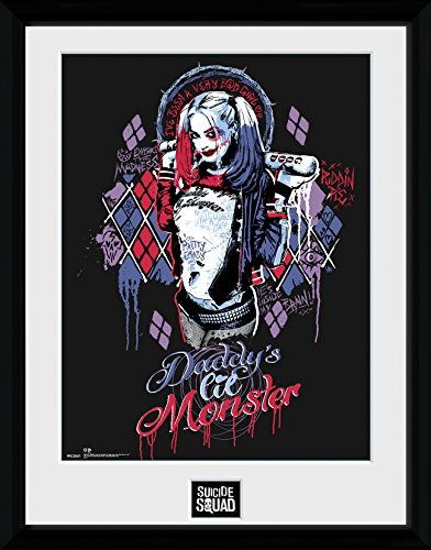 Dc Comics: Suicide Squad - Harley Quinn Monster (Stampa In Cornice 30x40 Cm) - Dc Comics: Suicide Squad - Merchandise -  - 5028486353880 - 