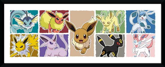 Pokemon: Eevee Evolution (Stampa In Cornice 75x30 Cm) - Pokemon - Music -  - 5028486379880 - 