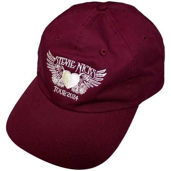 Cover for Stevie Nicks · Stevie Nicks Unisex Baseball Cap: Tour '24 Logo (Maroon Red) (CLOTHES)