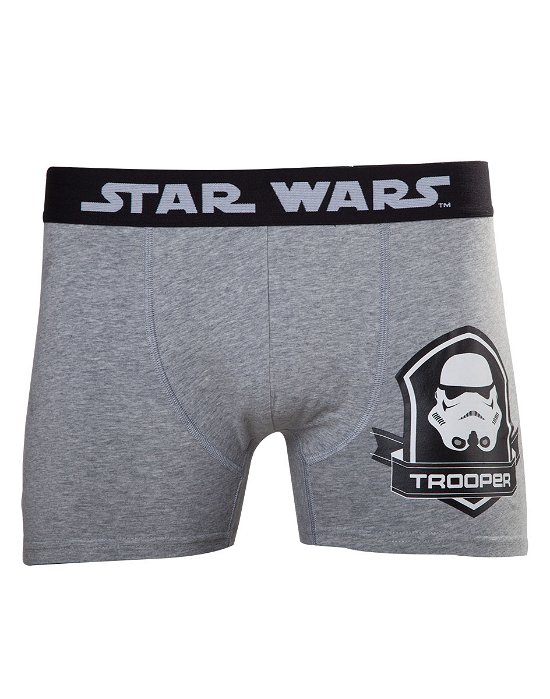Grey Boxershort With Storm Trooper (Boxer Uomo Tg. M) - Star Wars - Koopwaar -  - 8718526223880 - 