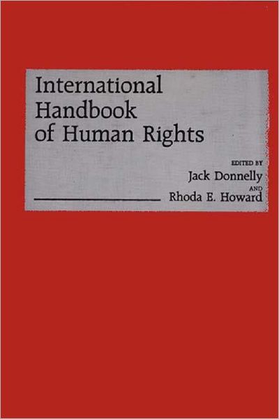 Cover for Jack Donnelley · International Handbook of Human Rights (Hardcover Book) (1987)