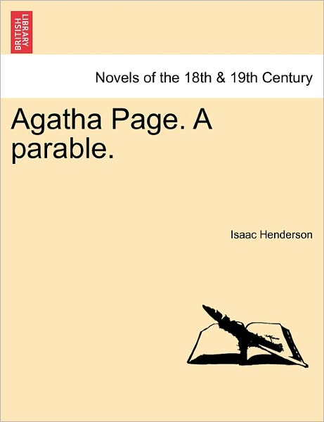 Cover for Isaac Henderson · Agatha Page. a Parable. (Paperback Book) (2011)