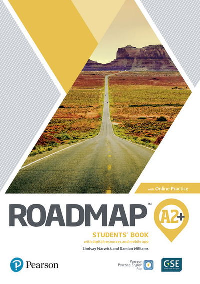 Cover for Lindsay Warwick · Roadmap A2+ Students' Book with Online Practice, Digital Resources &amp; App Pack - Roadmap (Book) (2019)