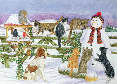 Snowman and Friends 1000 Piece Jigsaw Puzzle - Peter Pauper Press Inc - Muu - Peter Pauper Press, Inc - 9781441336880 - keskiviikko 14. huhtikuuta 2021