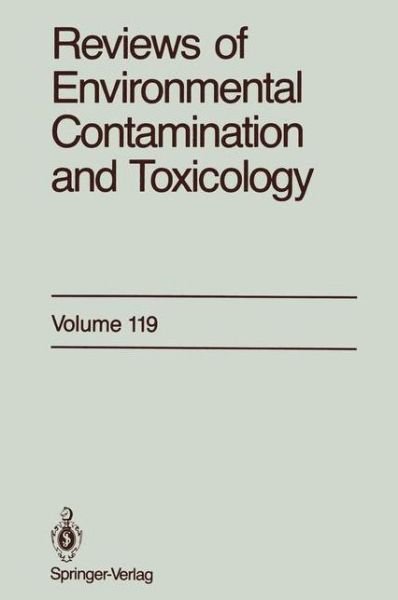 Reviews of Environmental Contamination and Toxicology: Continuation of Residue Reviews - Reviews of Environmental Contamination and Toxicology - George W. Ware - Libros - Springer-Verlag New York Inc. - 9781461277880 - 30 de septiembre de 2011