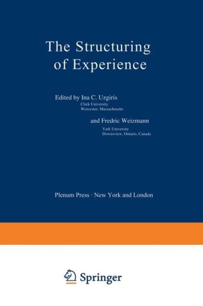 Cover for I Uzgiris · The Structuring of Experience (Paperback Bog) [Softcover reprint of the original 1st ed. 1977 edition] (2012)