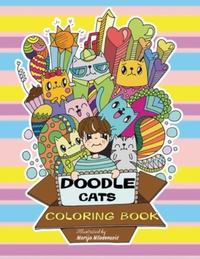 Cover for Muhrella · Doodle Cats Coloring Book (Paperback Book) (2017)