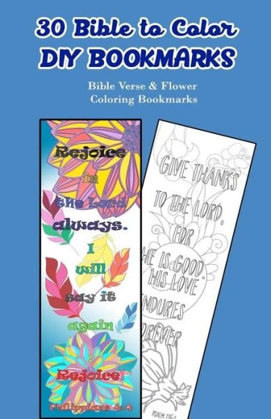 Cover for V Bookmarks Design · 30 Bible to Color DIY Bookmarks (Paperback Book) (2017)