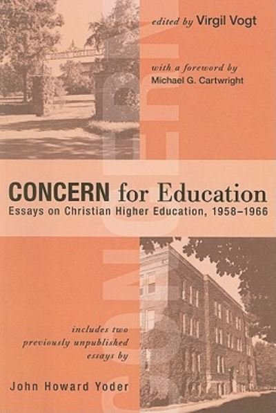 Cover for Virgil Vogt · Concern for education (Book) (2010)