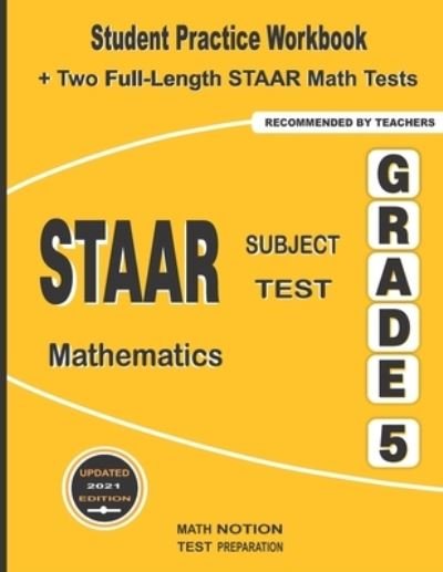 Cover for Michael Smith · STAAR Subject Test Mathematics Grade 5 (Paperback Book) (2021)