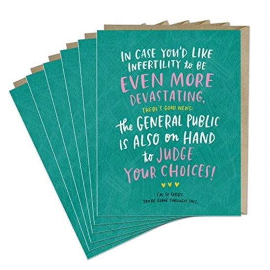 Cover for Em &amp; Friends · 6-Pack Em &amp; Friends Infertility Judging Card (Flashcards) (2019)