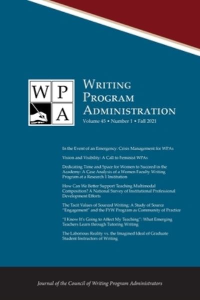 Cover for Lisa Mastrangelo · Wpa (Pocketbok) (2021)