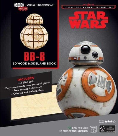 Cover for Insight Editions · IncrediBuilds: Star Wars: The Last Jedi: BB-8 3D Wood Model and Book: An Inside Look at the Intrepid Little Astromech Droid - Incredibuilds (Bok) (2020)