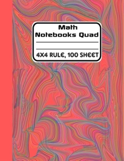 Cover for Sam Adam · Math Notebooks Quad 4x4 Rule, 100 Sheets (Paperback Book) (2019)