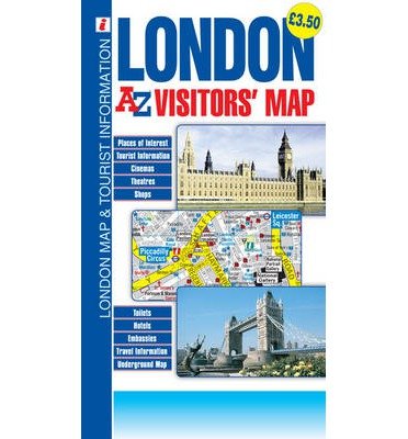 Cover for Geographers' A-Z Map Company · London: A-Z Visitors Map (Map) [39 Revised edition] (2016)