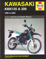 Cover for Haynes Publishing · Kawasaki KMX125 &amp; 200 (86 - 02) (Paperback Book) [3 Revised edition] (1995)