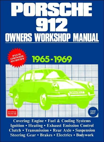 Cover for Autobooks Team of Writers and Illustrators · Porsche 912 Owners Workshop Manual 1965-69 (Paperback Book) (1990)