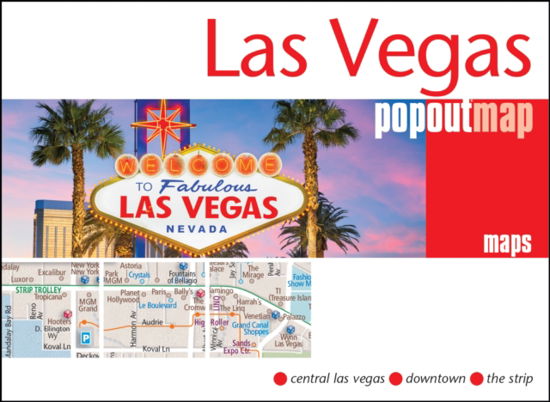 Las Vegas PopOut Map: Pocket size pop up city map of Las Vegas - PopOut Maps - Popout Map - Kirjat - Heartwood Publishing - 9781914515880 - perjantai 3. toukokuuta 2024