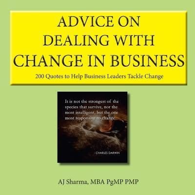 Cover for Aj Sharma · Advice on Dealing with Change in Business (Paperback Bog) (2018)