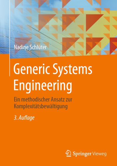 Cover for Schlüter · Generic Systems Engineering (Book) (2023)