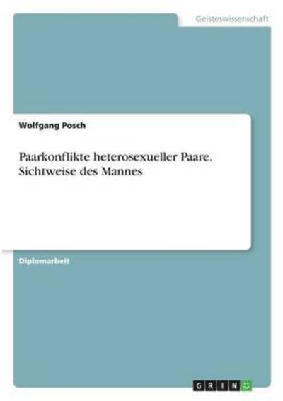 Cover for Posch · Paarkonflikte heterosexueller Paa (Bok) (2016)