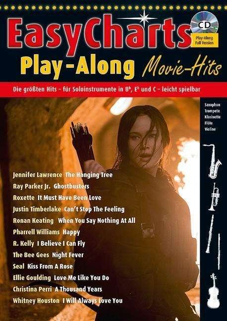 Easy Charts Play-Along ? Movie Hits - Uwe Bye - Książki - Schott Musik International GmbH & Co KG - 9783795710880 - 19 stycznia 2017