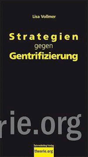 Cover for Vollmer · Strategien gegen Gentrifizierun (Book)