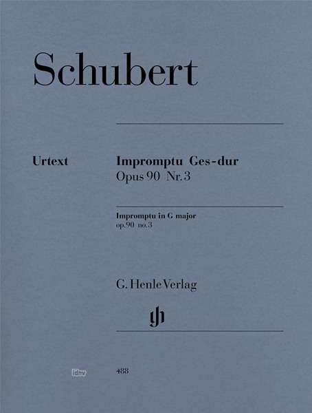 Cover for Schubert · Impro.Ges op90,3 D899,Kl.HN488 (Bok) (2018)