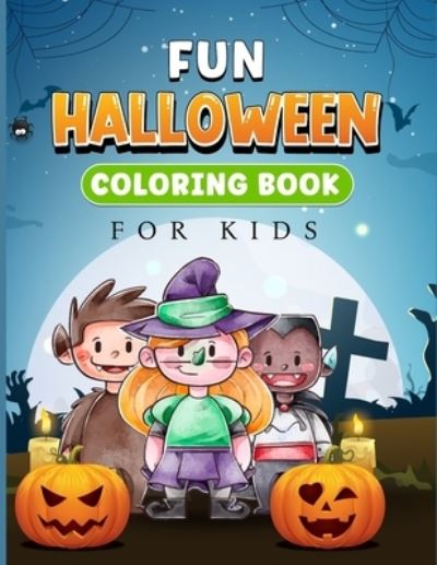 Cover for Parmida Zolfaghari · Fun Halloween Coloring Book for Kids (Paperback Book) (2021)