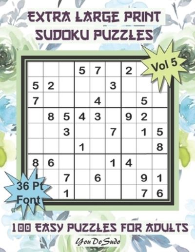 Cover for Youdosudo · Extra Large Print Sudoku Puzzles (Paperback Book) (2020)