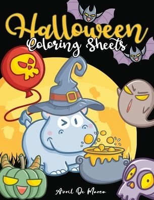 Cover for Avril de Marco · Halloween Coloring Sheets (Pocketbok) (2020)