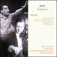 Cover for Johannes Brahms · Violin Concerto / Alto Rhapsody (CD) (2007)