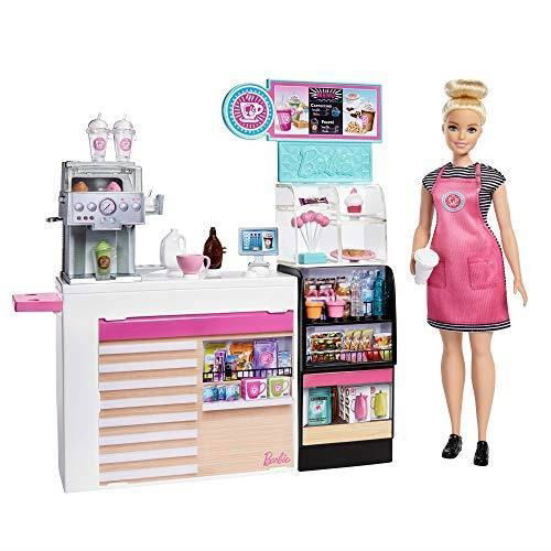 Barbie Coffee Shop with Doll Toys - Mattel - Gadżety - Barbie - 0887961862881 - 2020