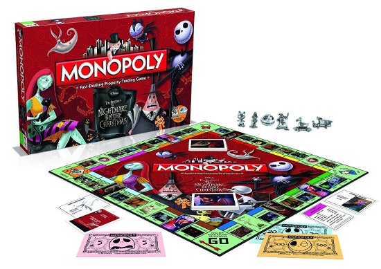 Monopoly - Nightmare Before Christmas - Brætspil - HASBRO - 5036905025881 - April 1, 2018