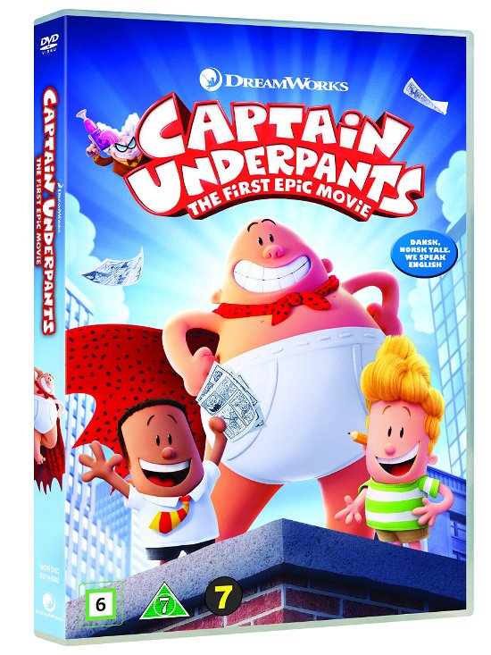 Cover for Captain Underpants · Kaptajn Underhyler (DVD) (2018)